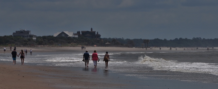 the beach